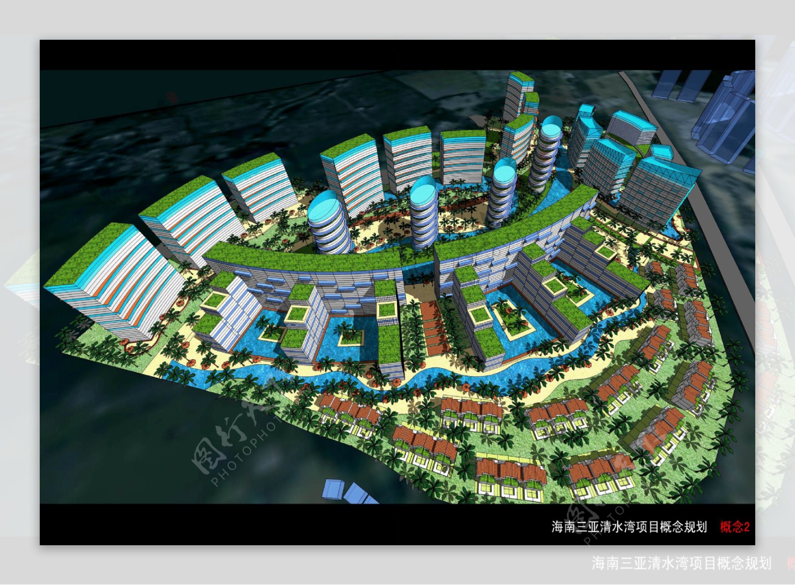 海南三亚居住区规划图片