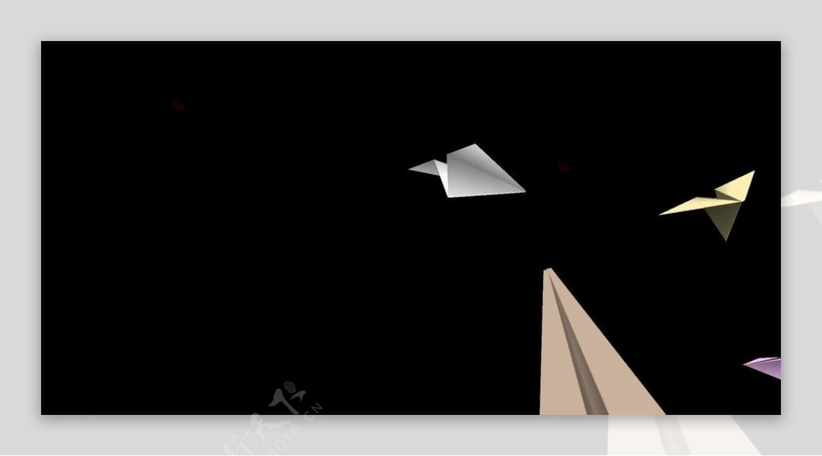 纸飞机视频素材图片