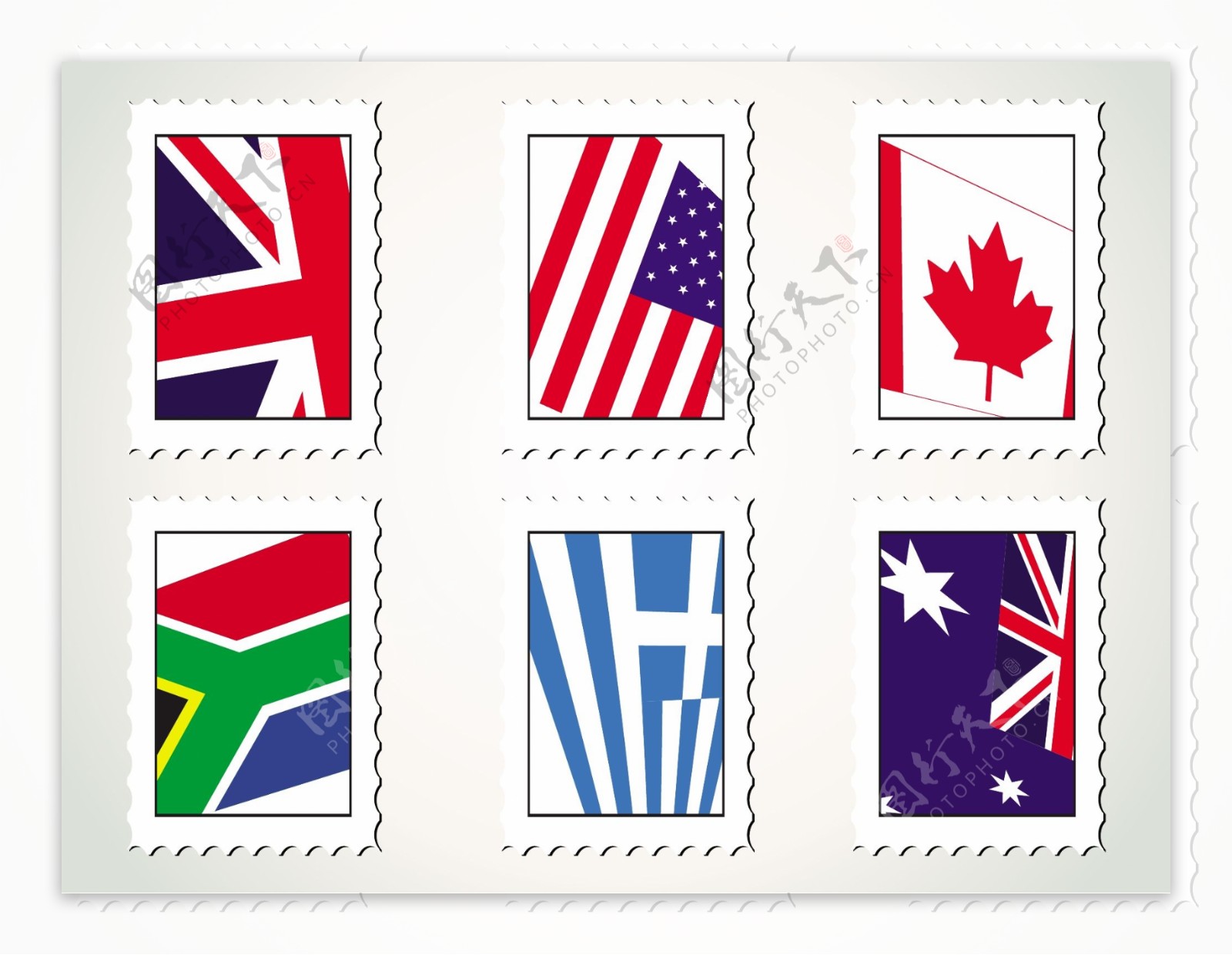 世界国旗邮票集
