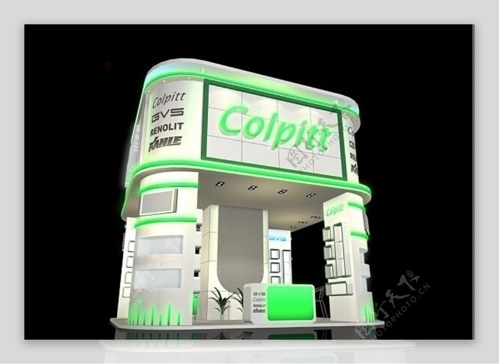 Colpitt展会展示模型设计