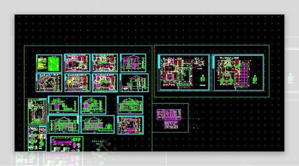 三层简约欧式风格经典别墅设计图20x15