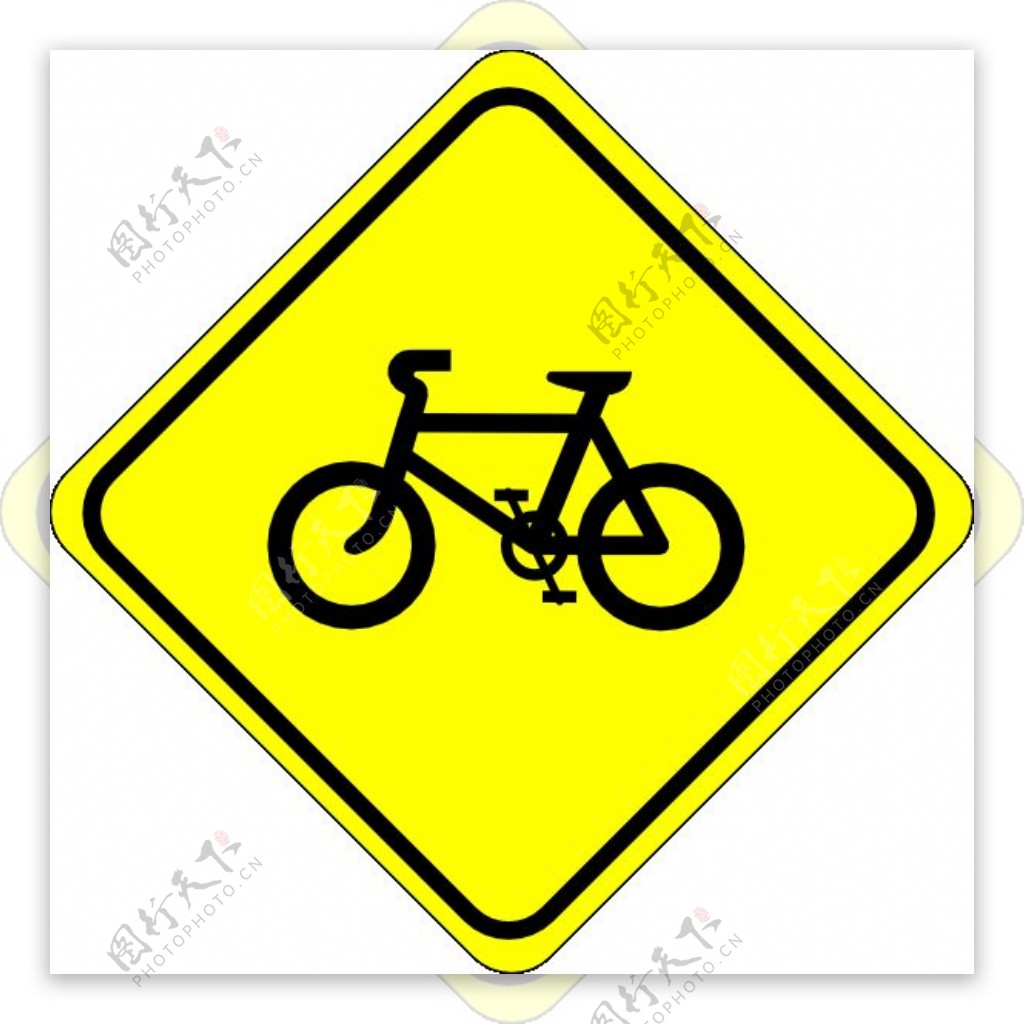 观看自行车标志剪贴画