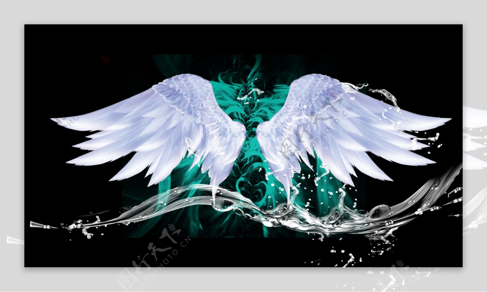 天使的翅膀图案