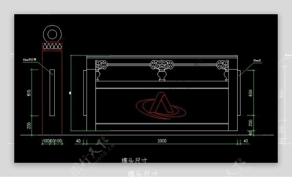 护栏板设计图样图片