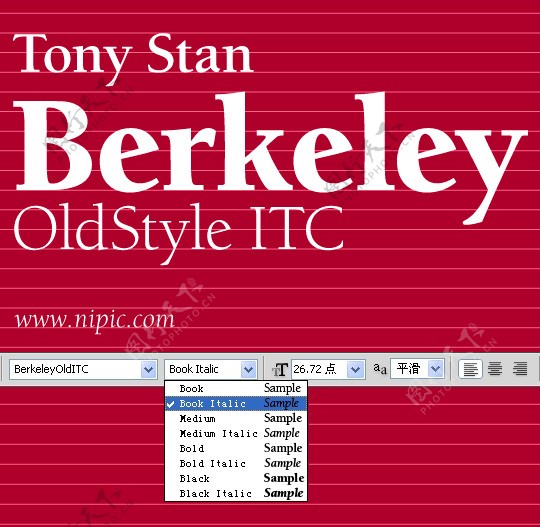 BerkeleyOldStyle系列字体下载