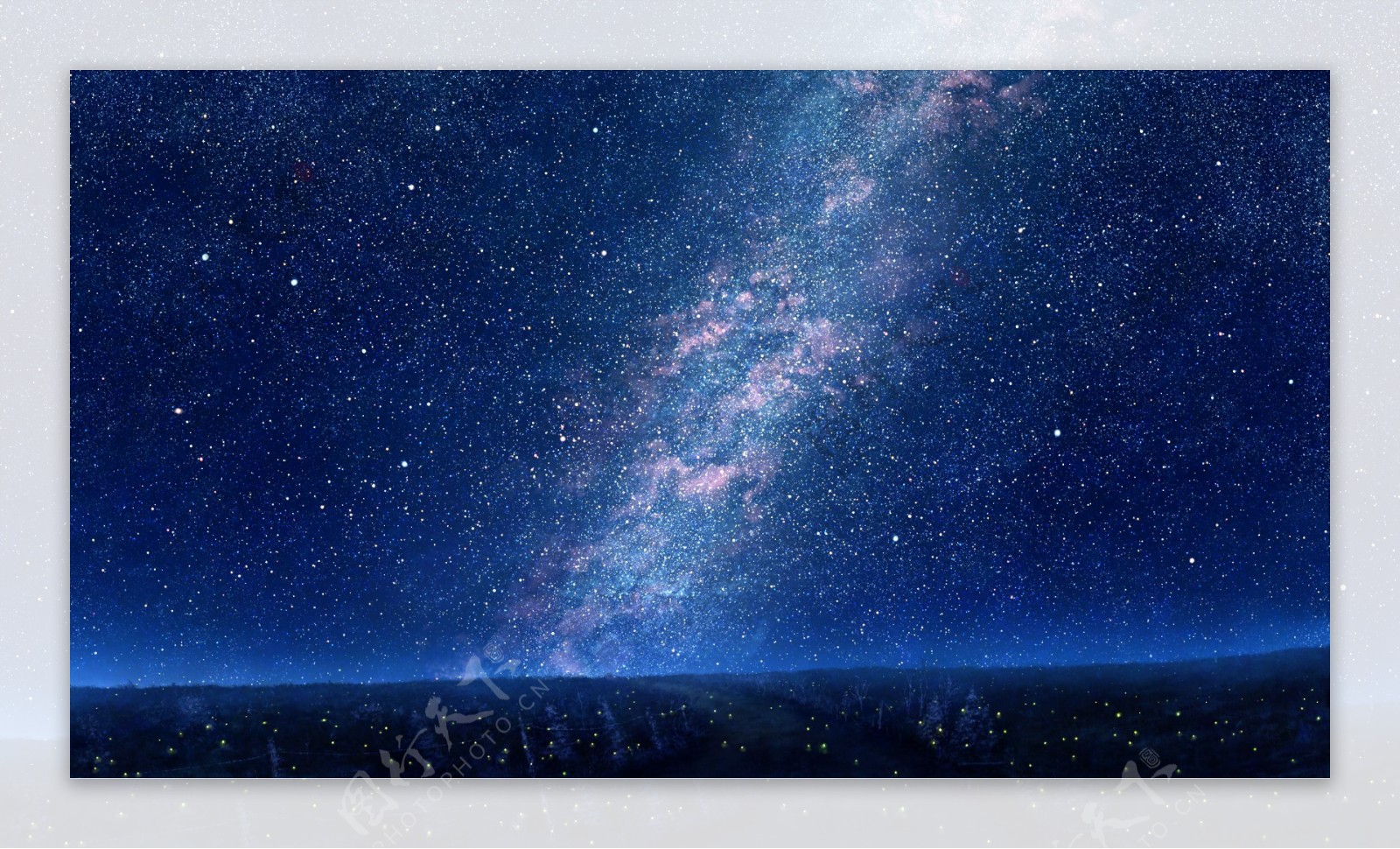 银河夜色图片
