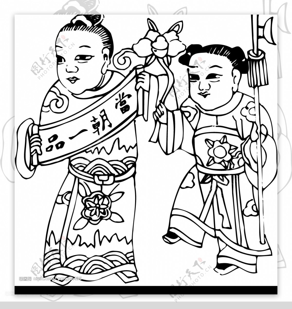 中国古代儿童008图片