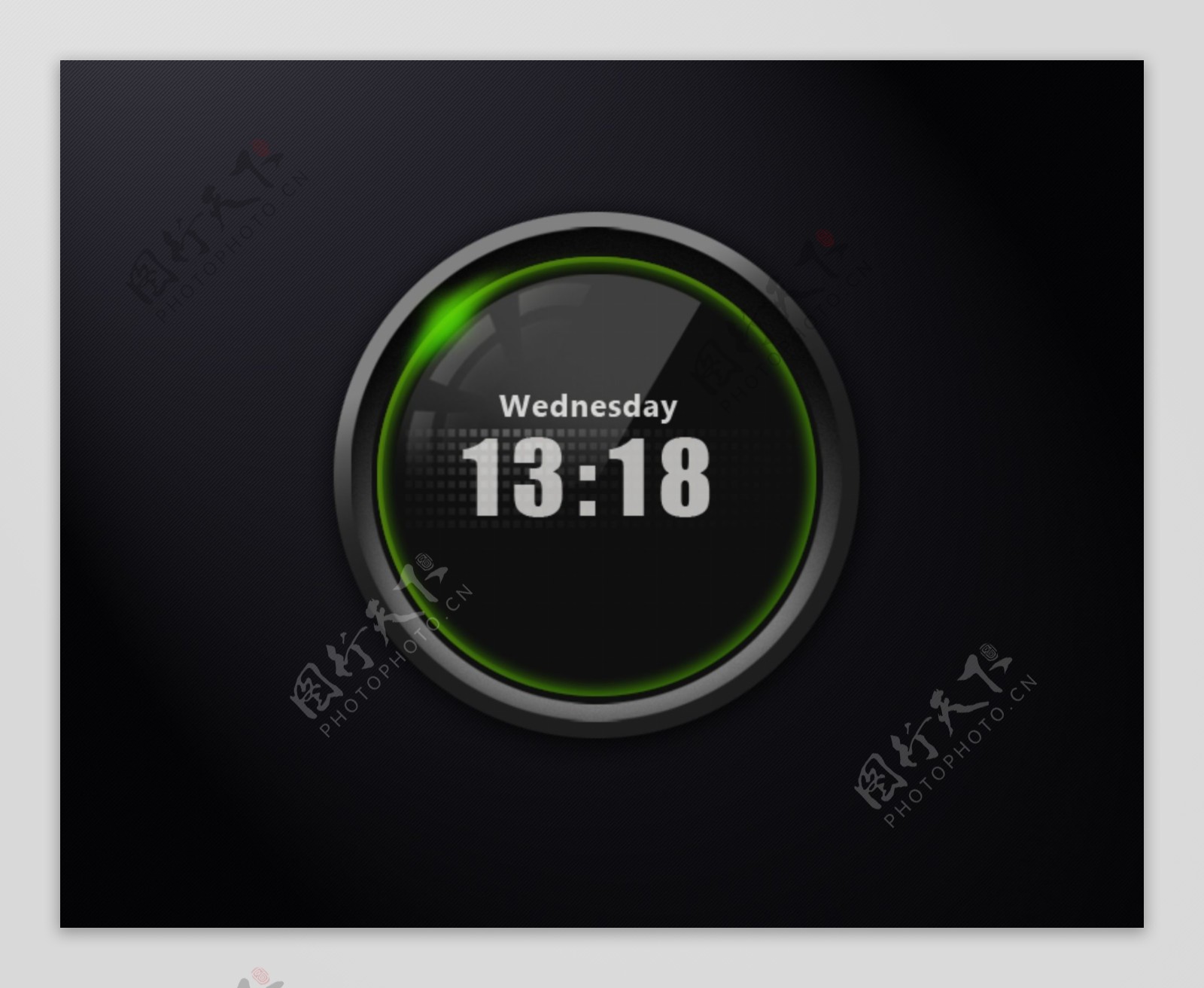 UI按键科技按钮时钟图片