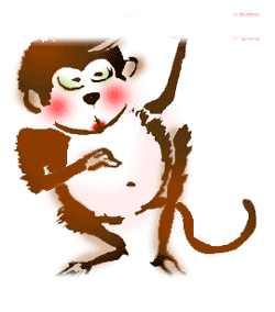 十二生肖动画图猴图片