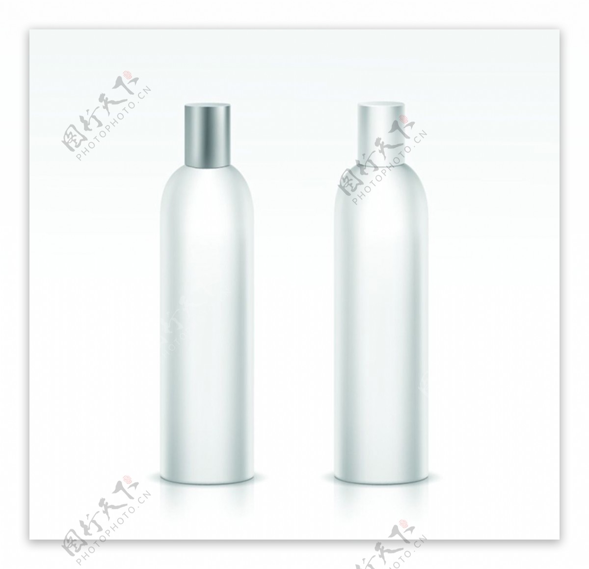时尚白色洗化用品瓶子图片