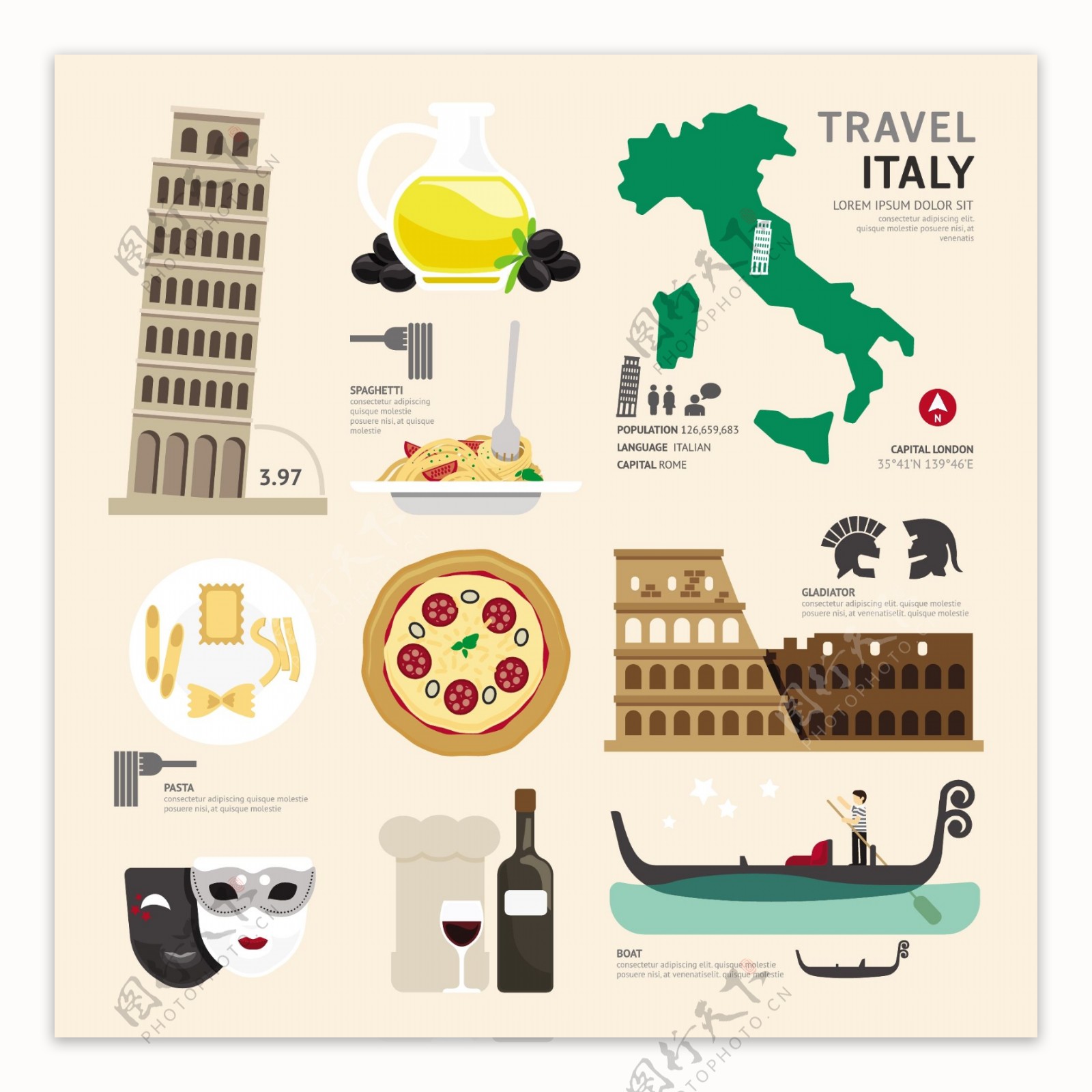 旅游文化之意大利文化图片