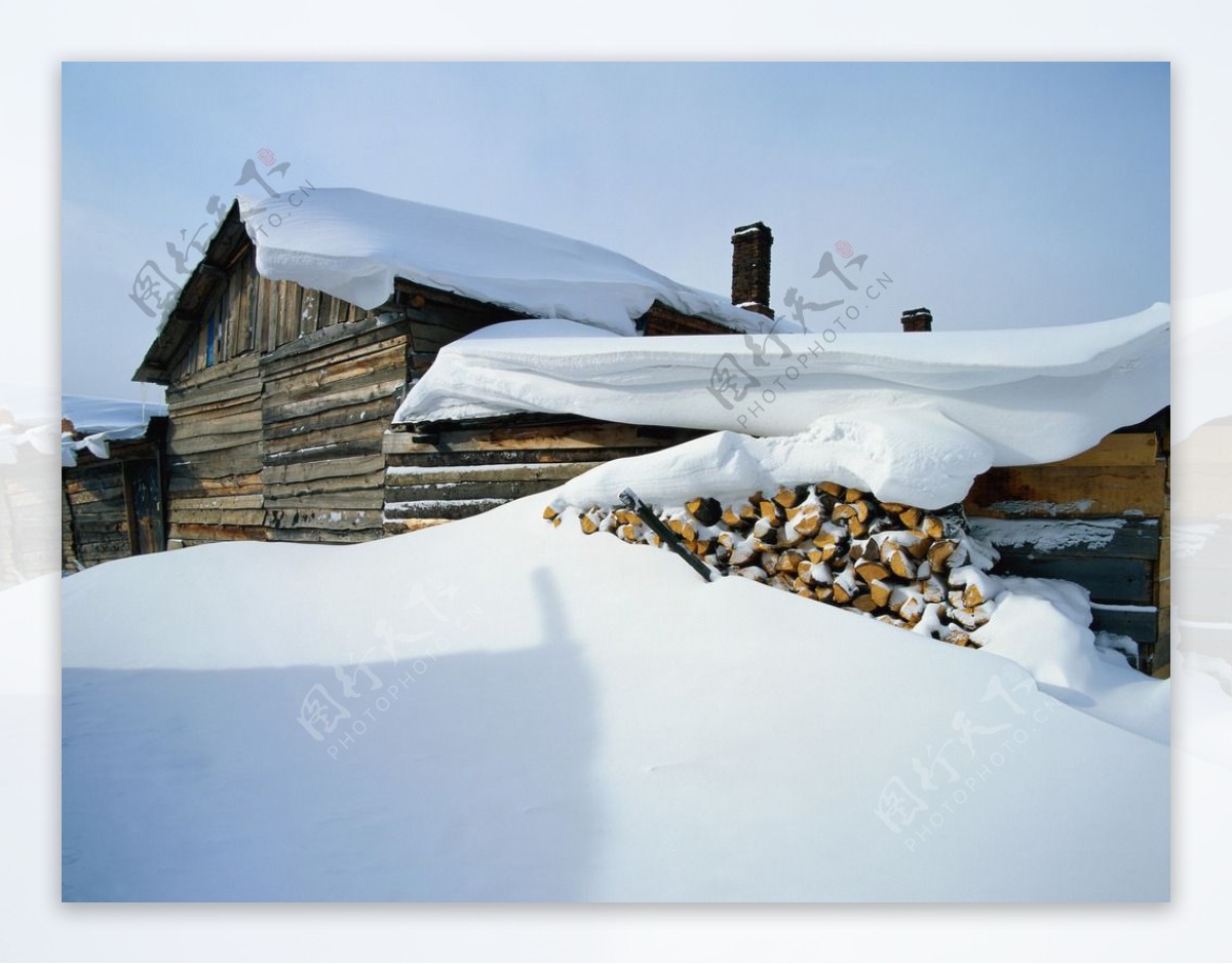 白雪房屋图片