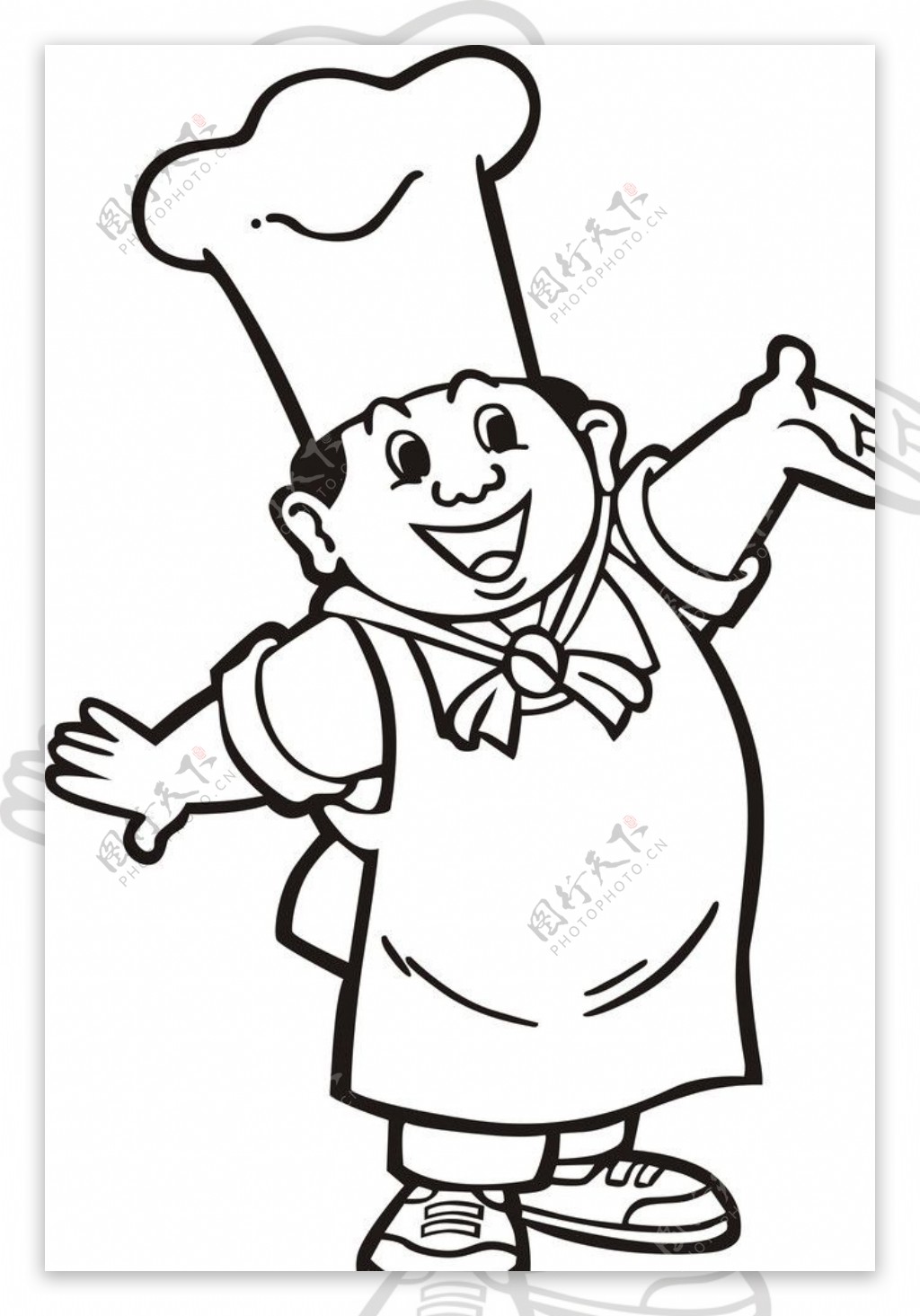 卡通厨师图片