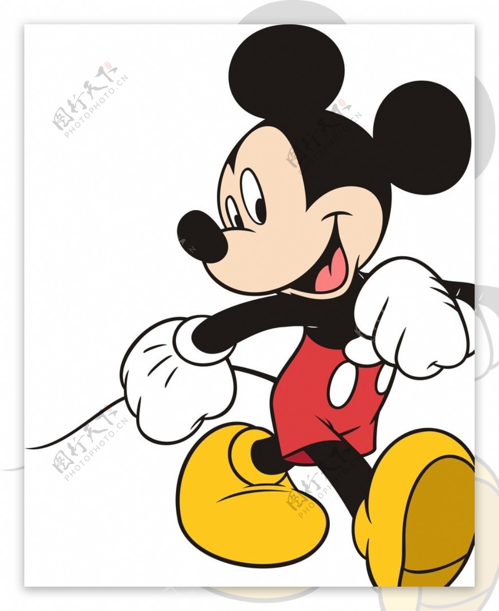 米奇老鼠迪士尼矢量图片