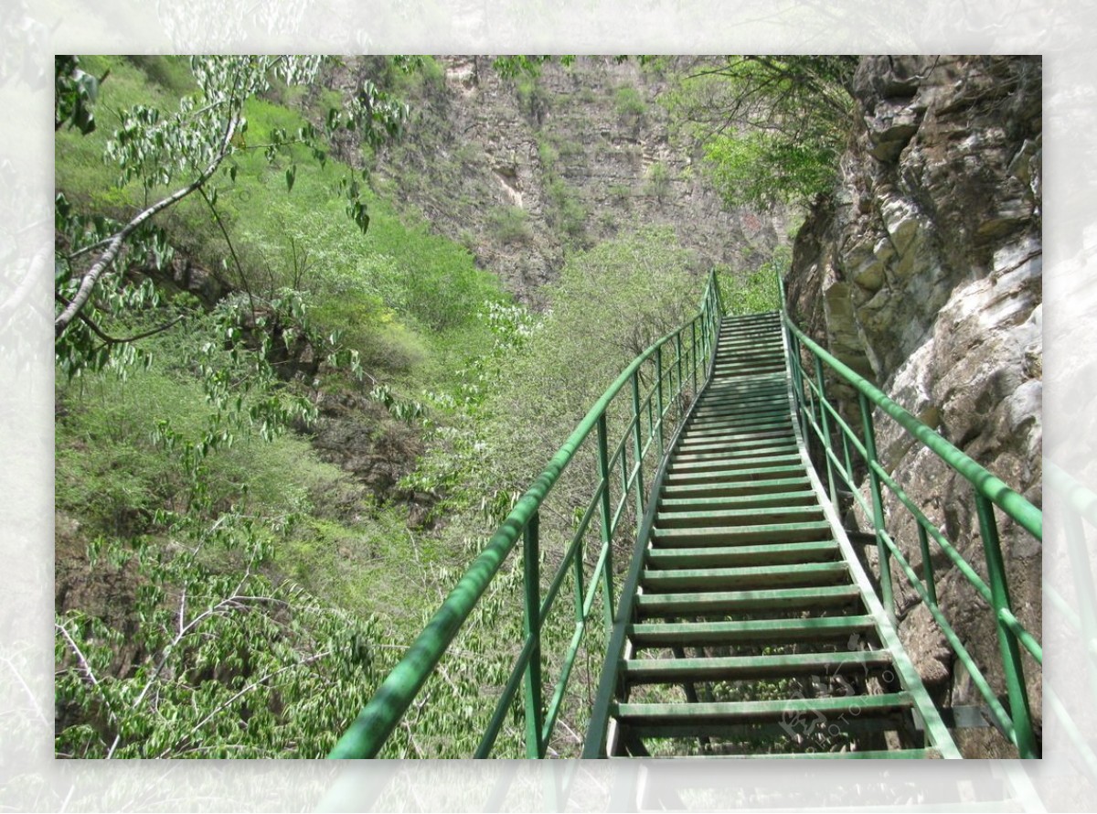 峡谷扶梯图片