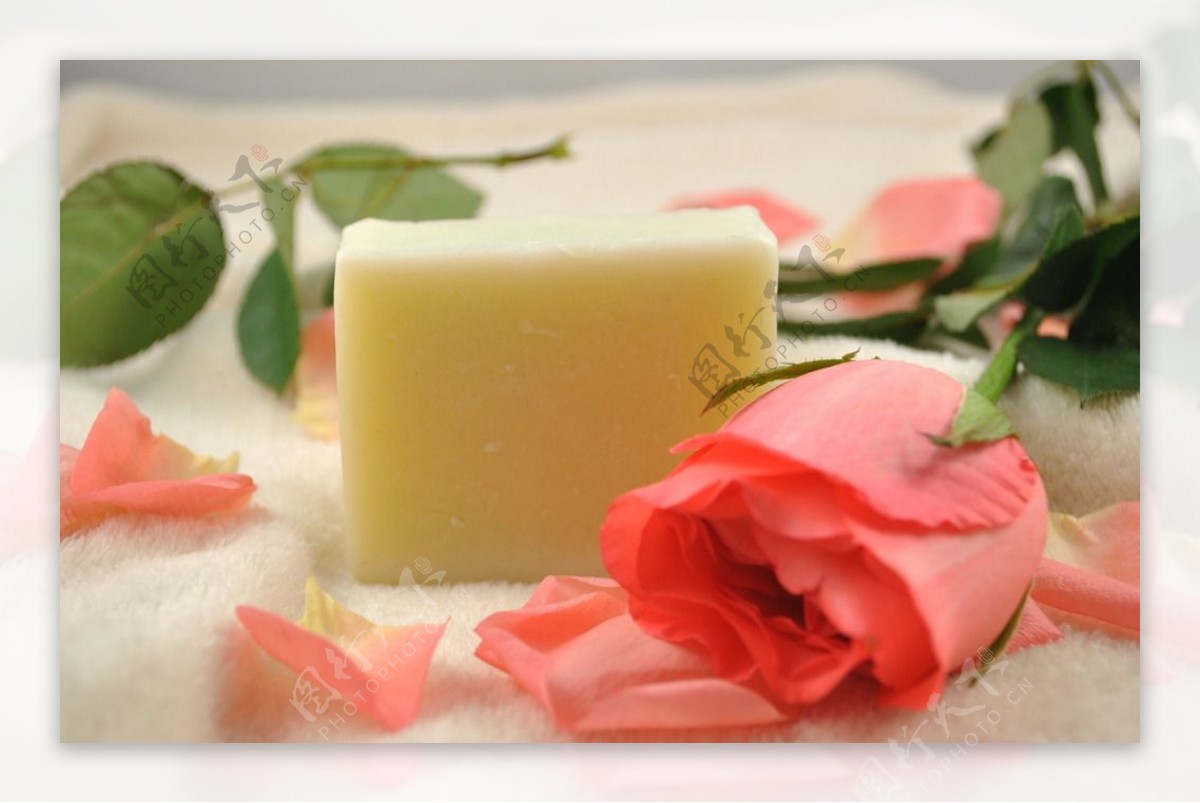 玫瑰香皂手工皂图片