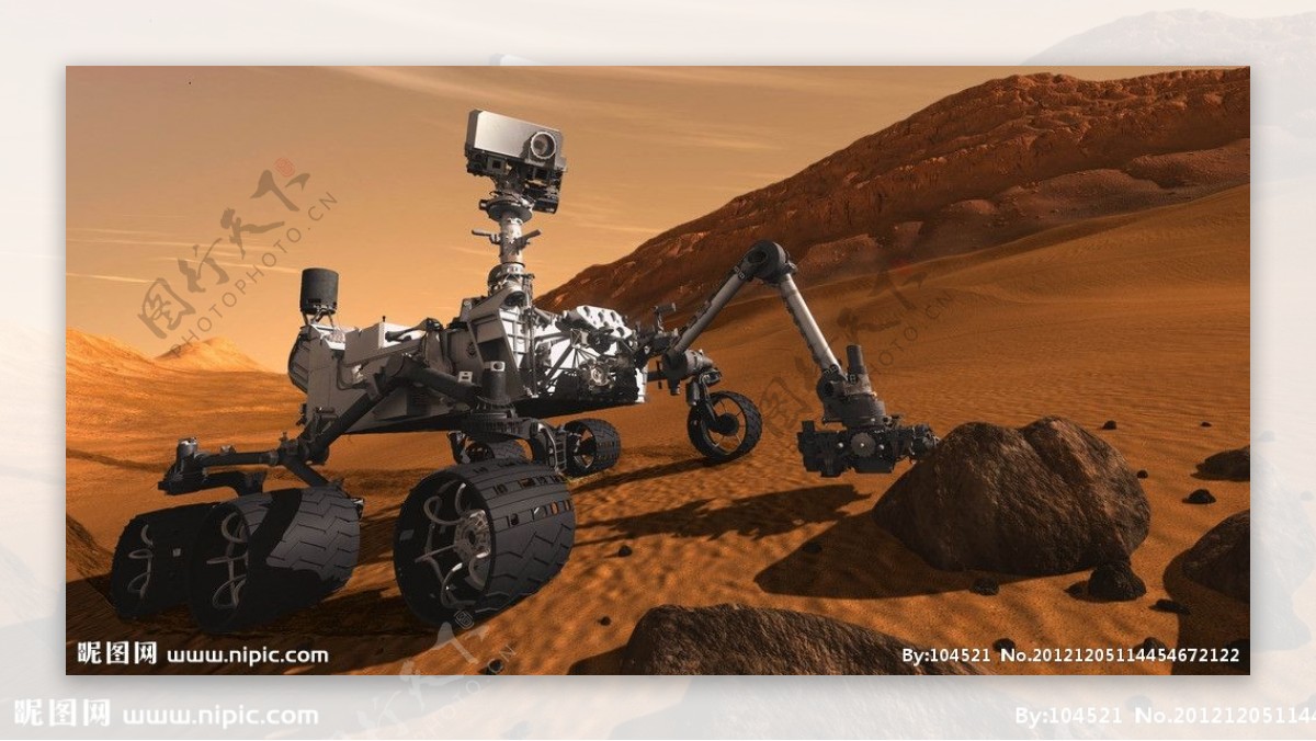 火星探测车图片