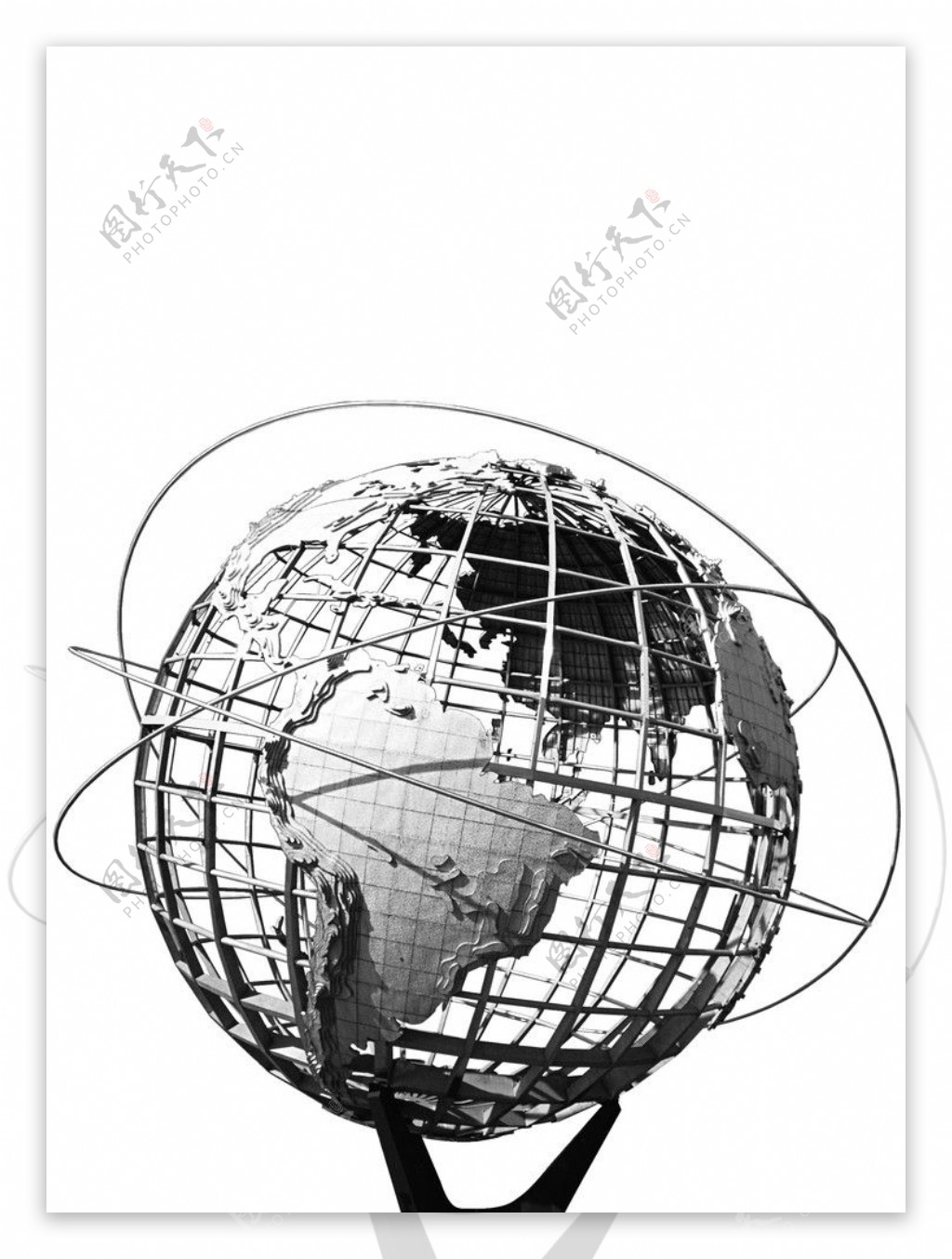 世博镂空地球仪图片