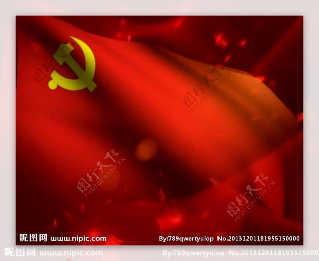 党旗背景视频素材