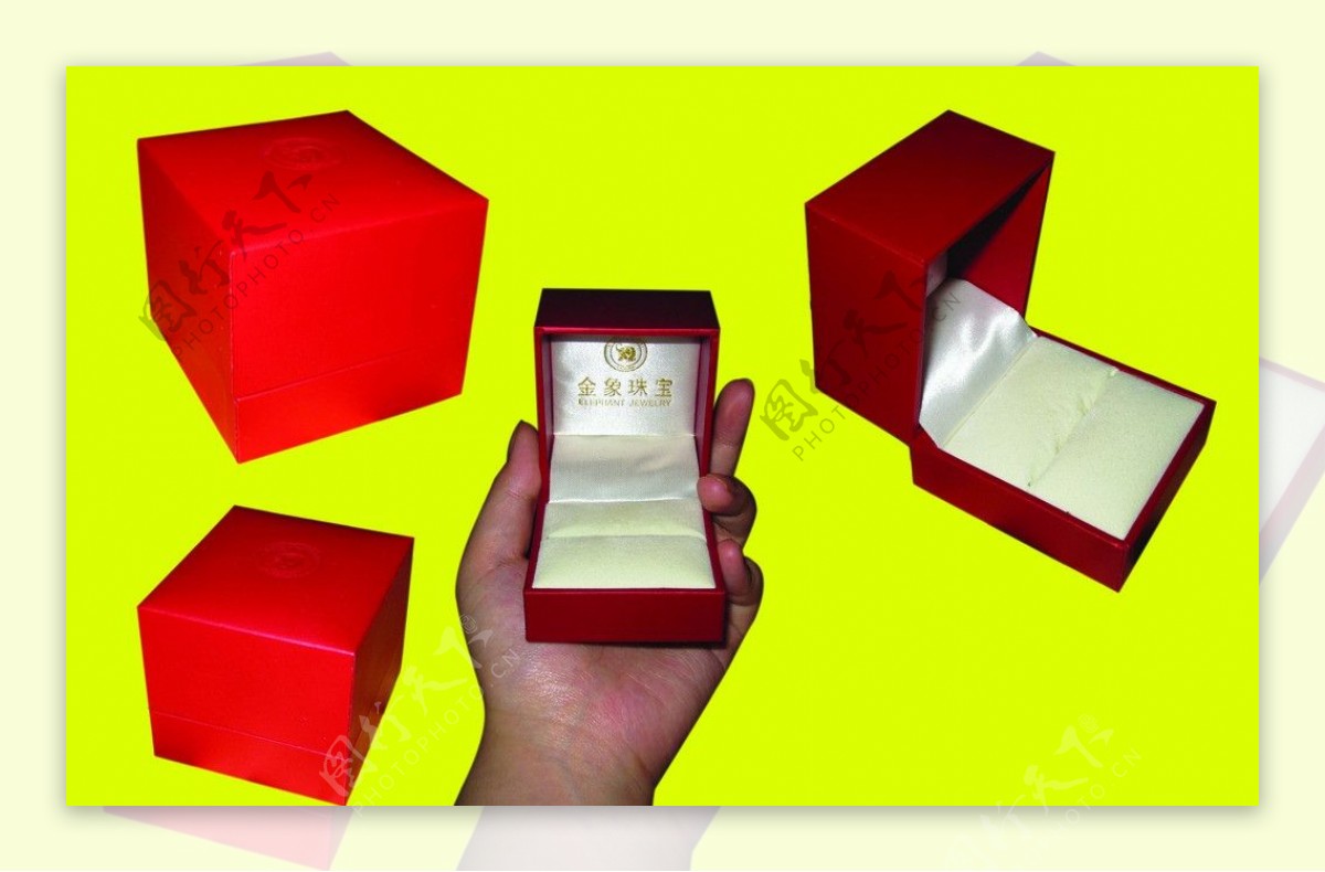 方型戒指盒图片