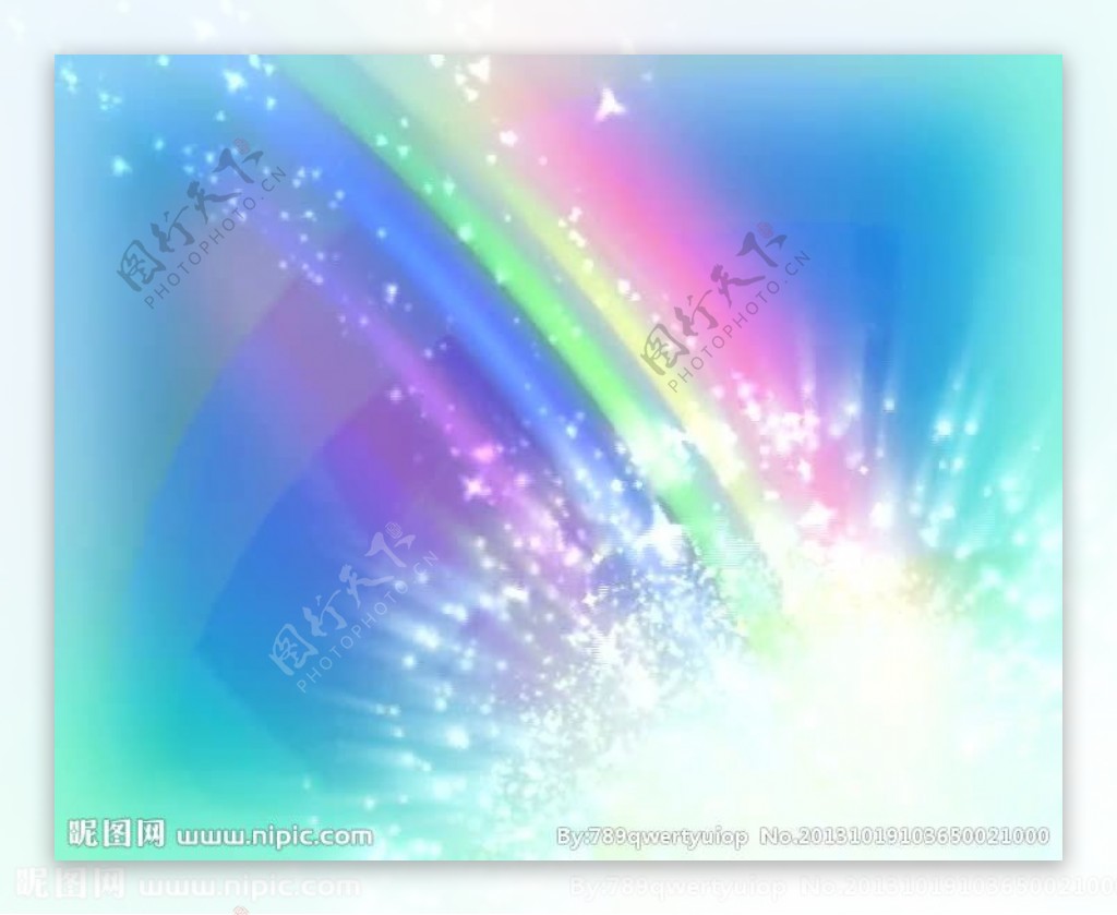 彩虹背景视频素材