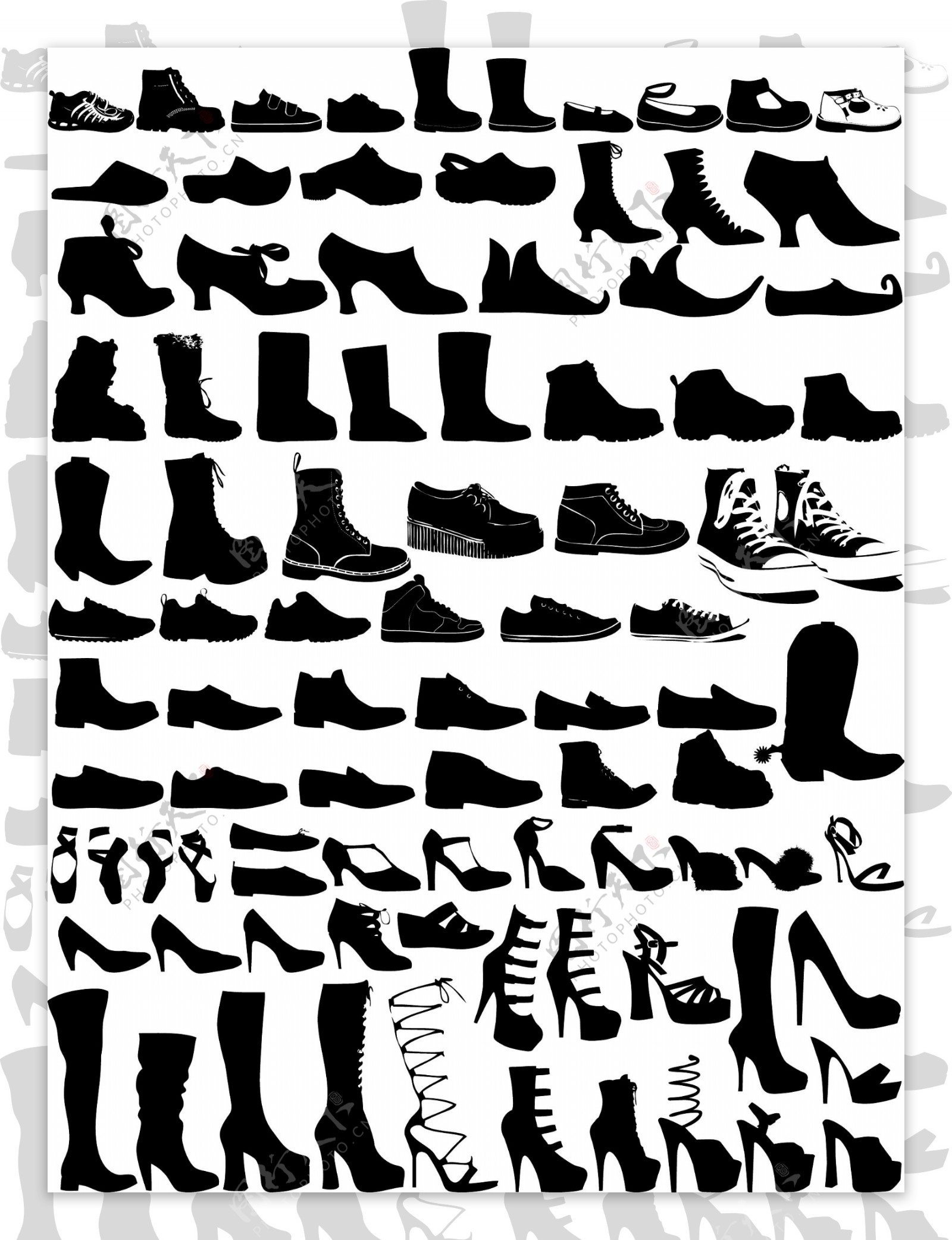 靴子皮鞋图片