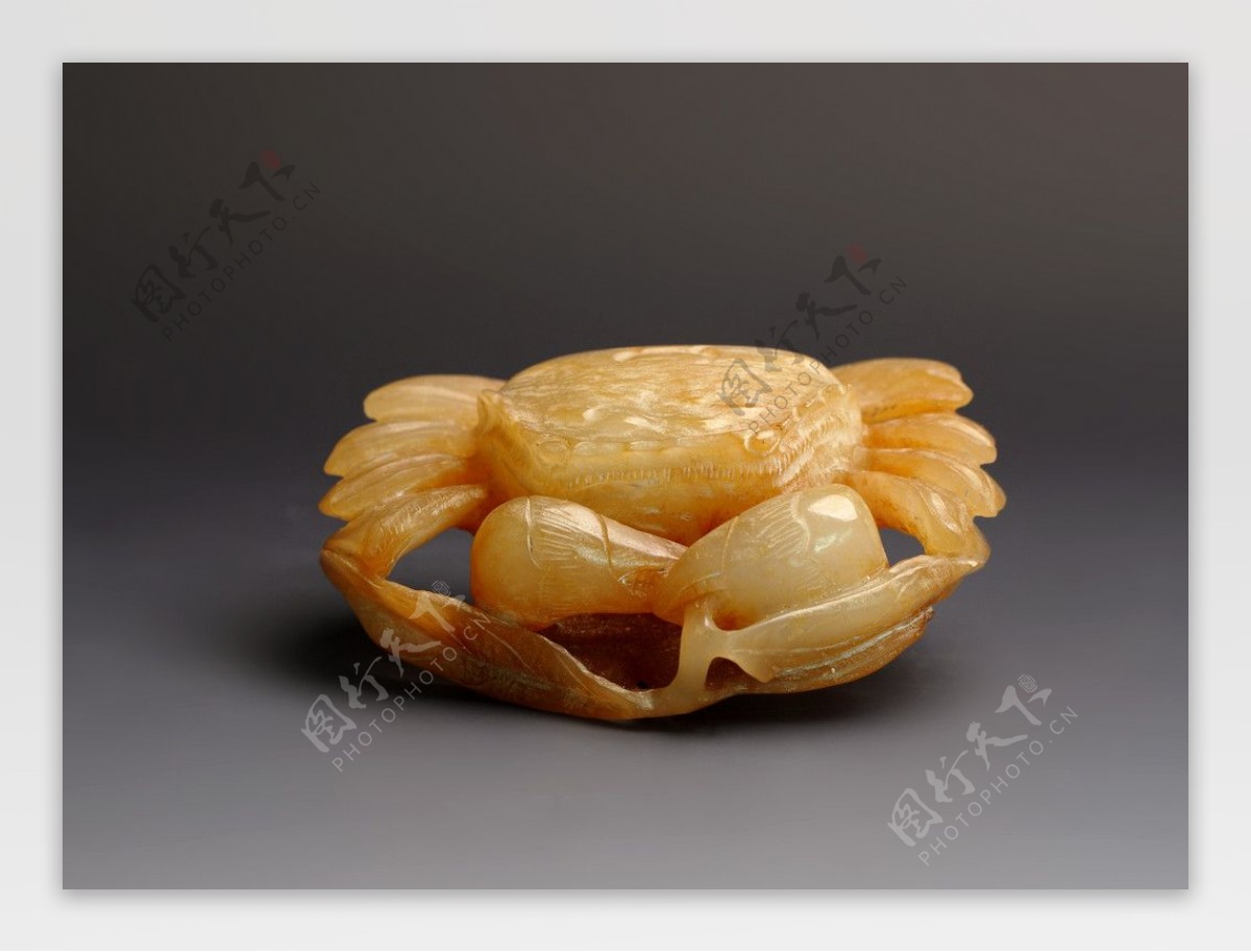 玉器玉螃蟹图片