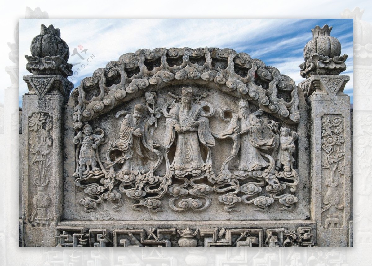 古代人物雕刻图片素材-编号09123893-图行天下