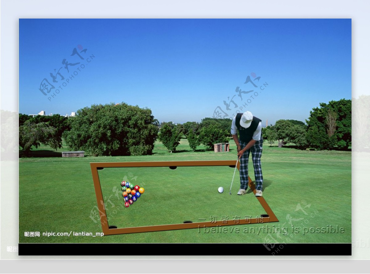 高尔夫桌球图片