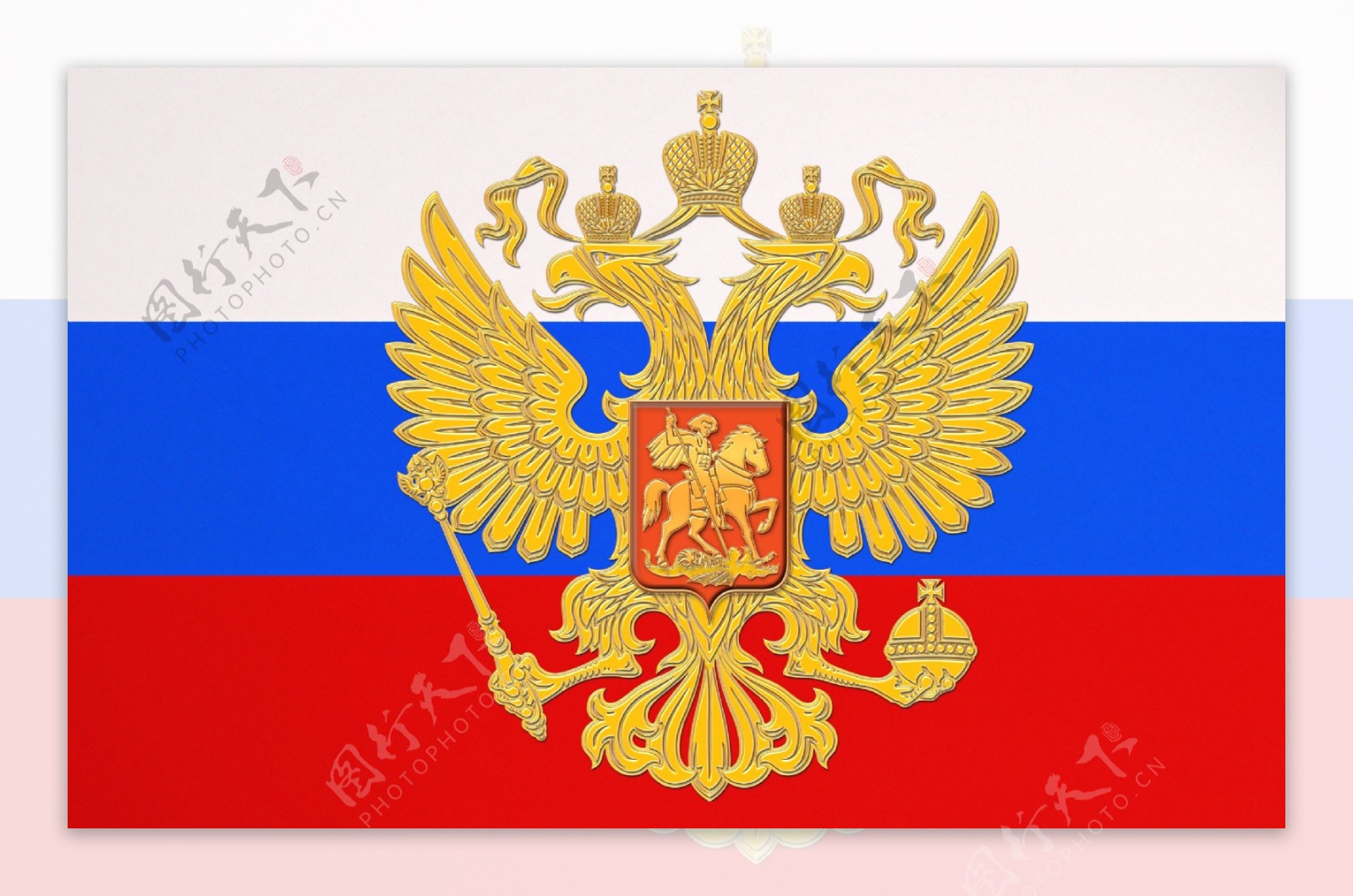 俄罗斯国徽图片