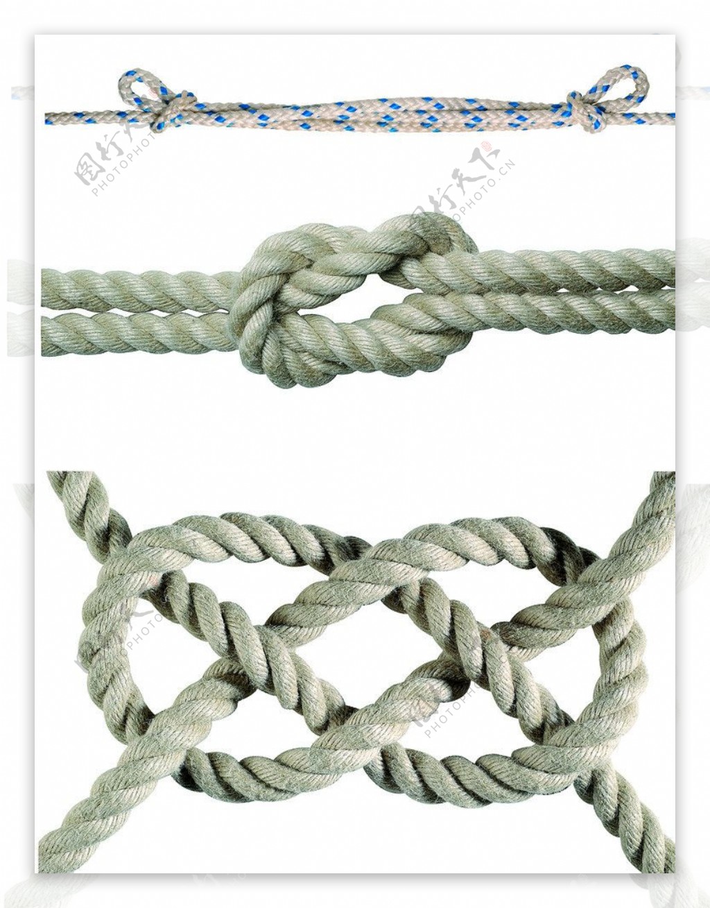 绳子绳结图片