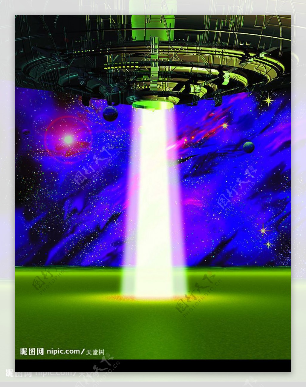 外星人UFO宇宙飞船图片