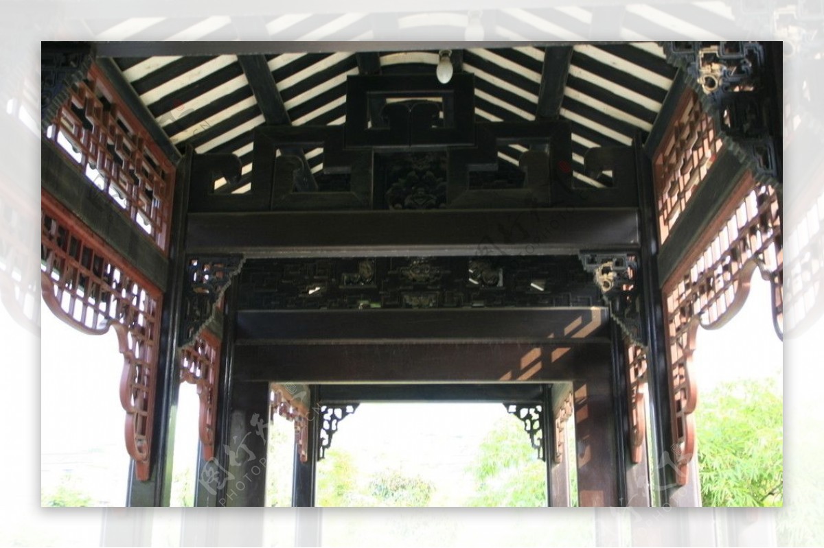 古典中式屋顶图片