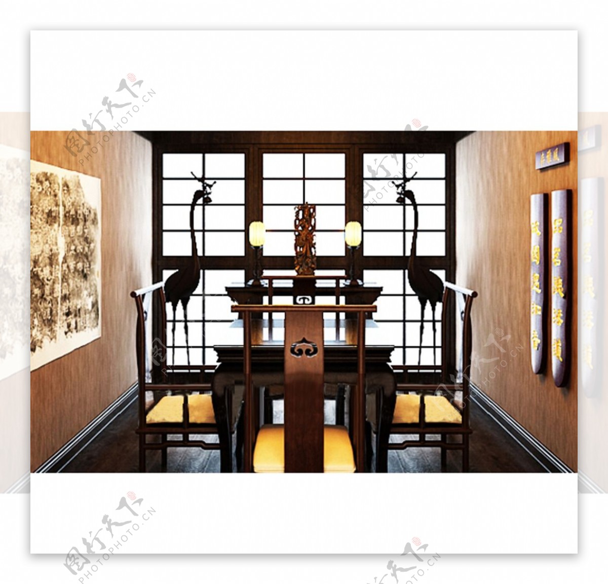 中式茶厅图片