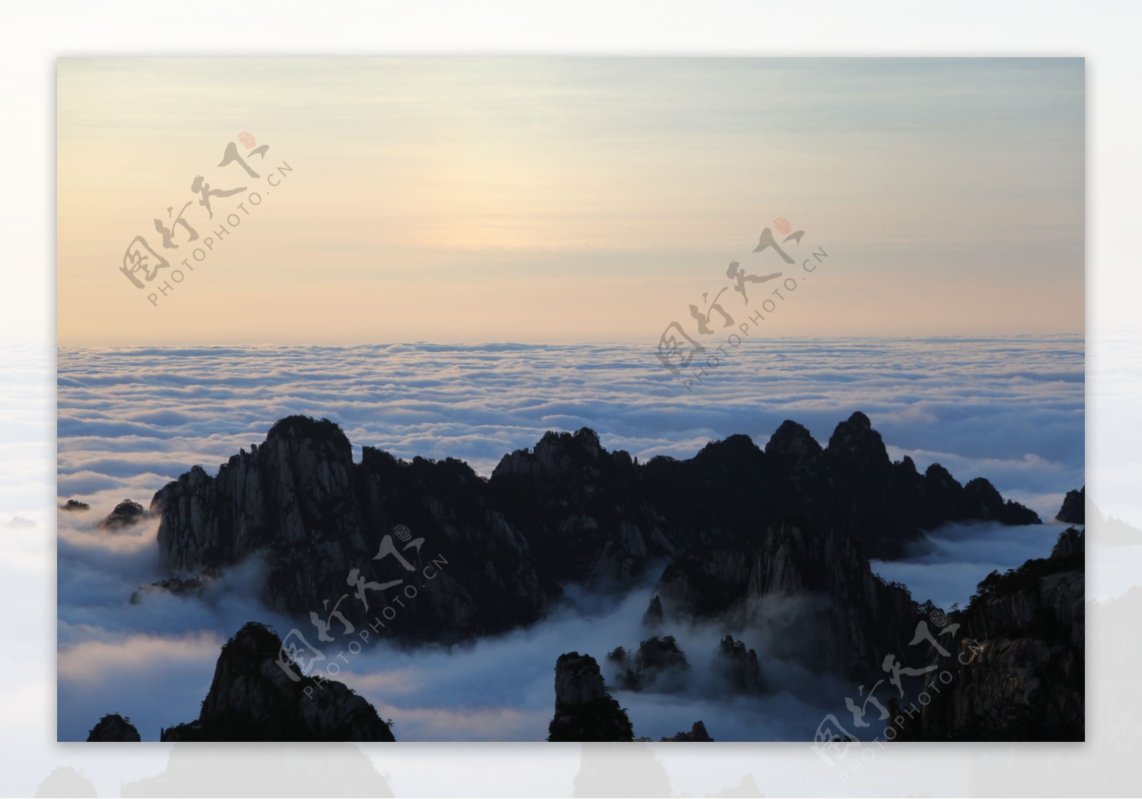 黄山云海图片