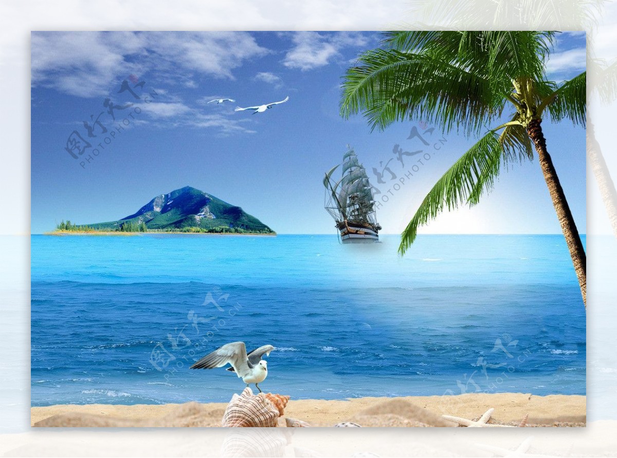 海岛风景图片