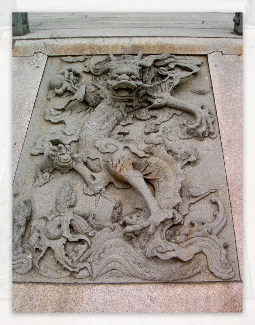 安溪文庙浮雕龙图片