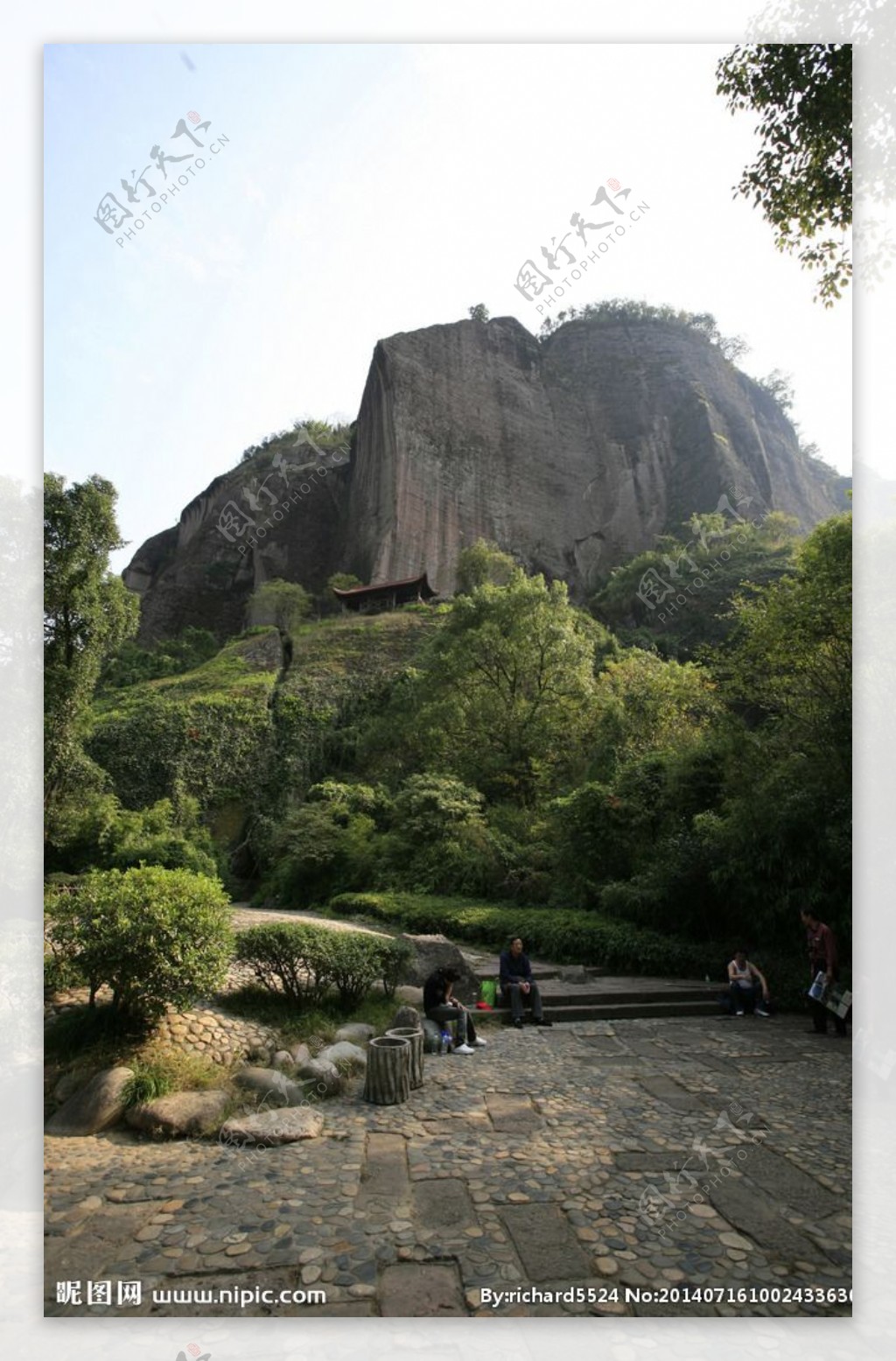 武夷山天游峰下图片