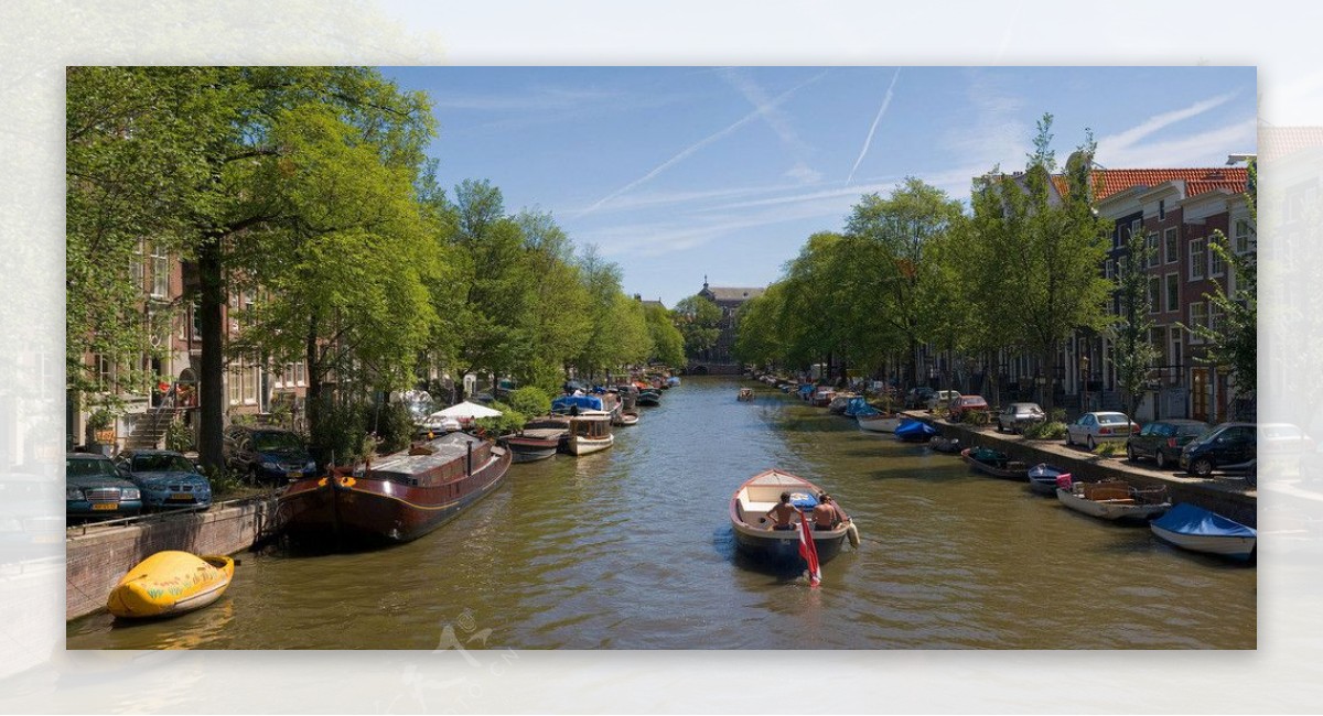 阿姆斯特丹水道图片