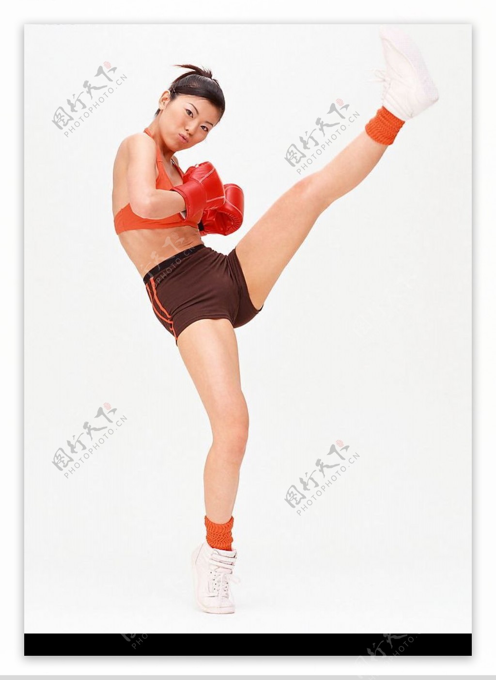 拳击美女图片