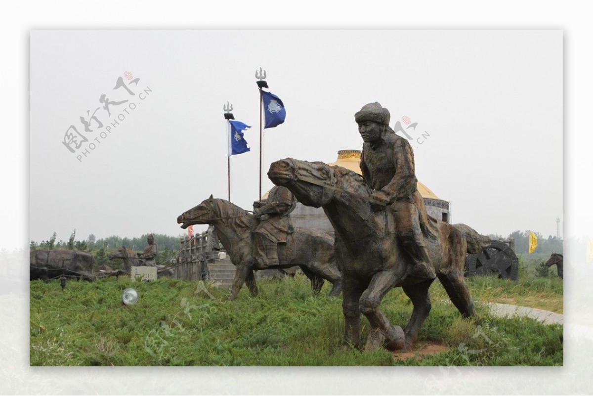 蒙古骑士图片