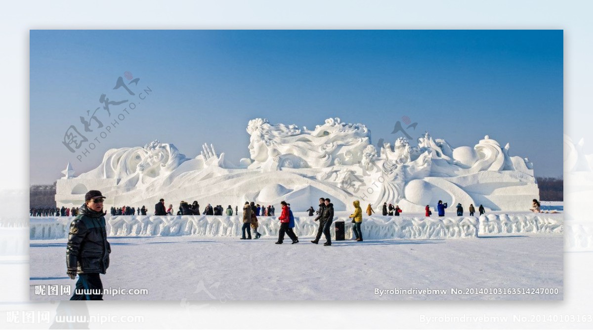 2014太阳岛雪博会图片