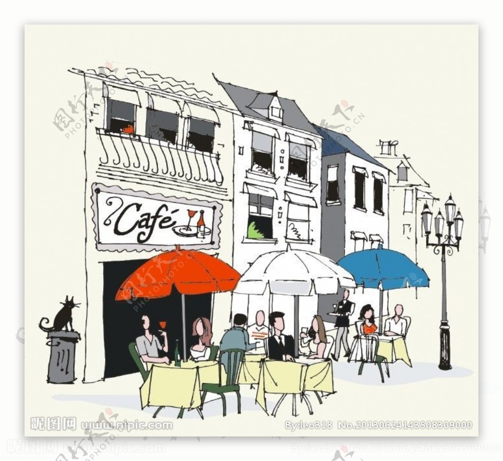 都市风情之咖啡驿站图片