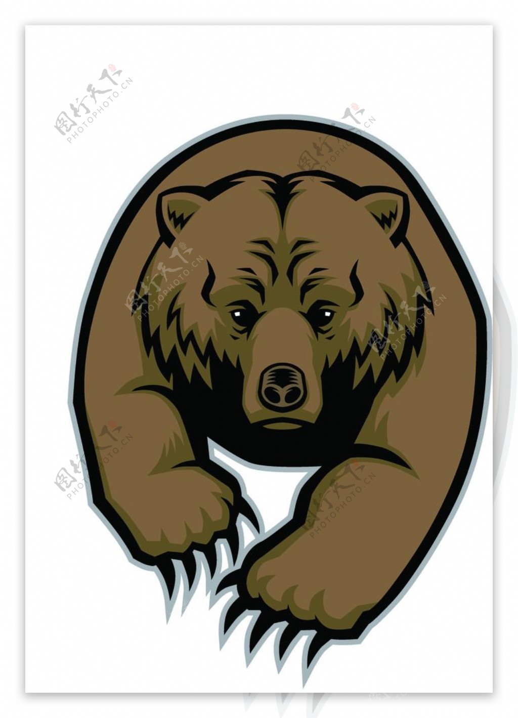 亚洲黑熊动物卡通贴画 向量例证. 插画 包括有 闹事, 颜色, 跳舞, 动物区系, 五颜六色, 下跌, 逗人喜爱 - 236988278