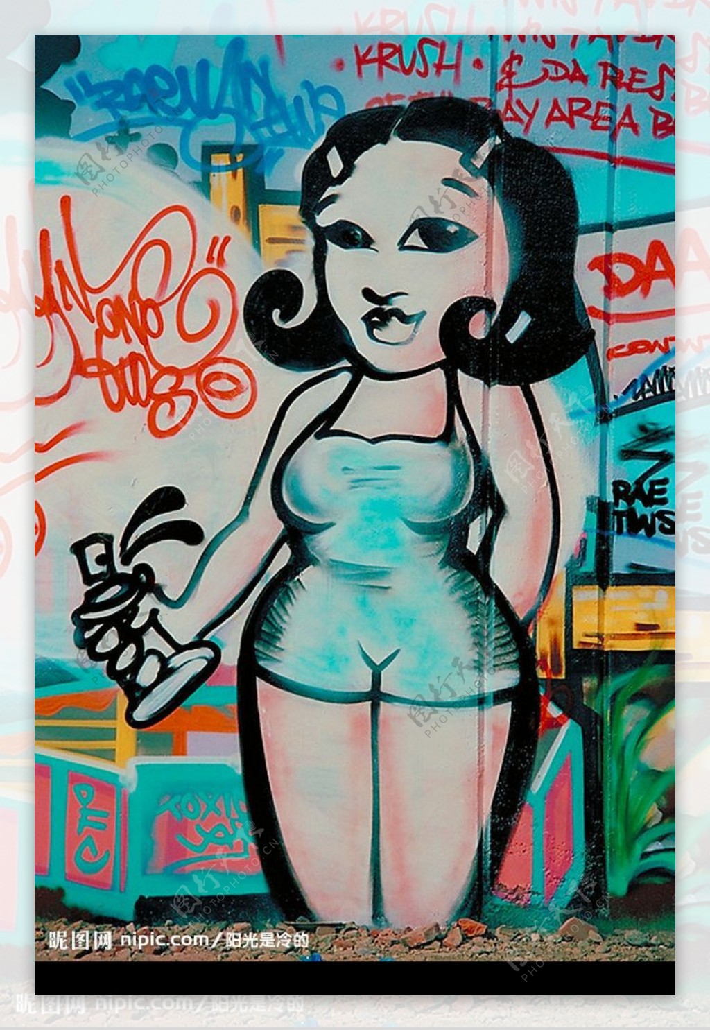 街头文化涂鸦系列2图片