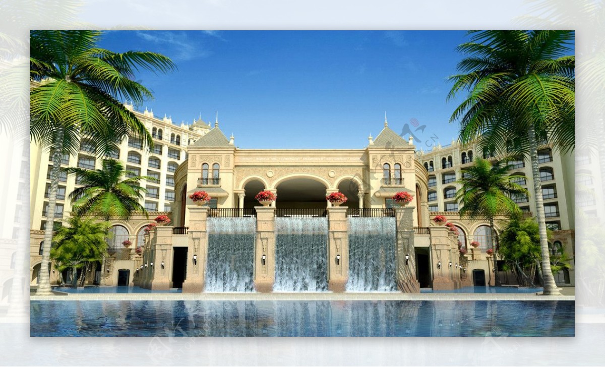 海南财富酒店grc外装设计图片