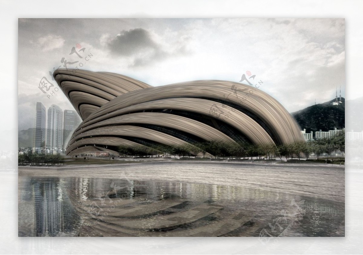 釜山歌剧院建筑图片