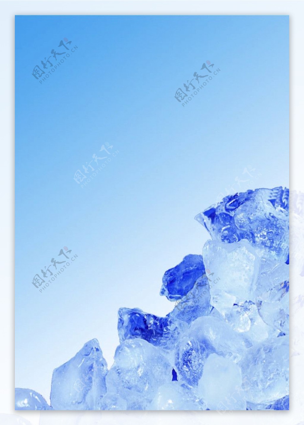 冰块矿泉水清凉图片