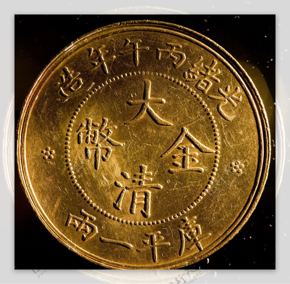 中国金币图片