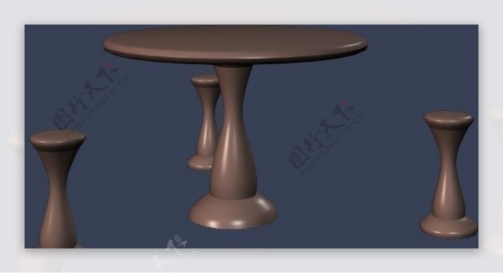 max3D模型桌椅凳子图片